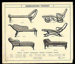 Thonet-Katalogseite