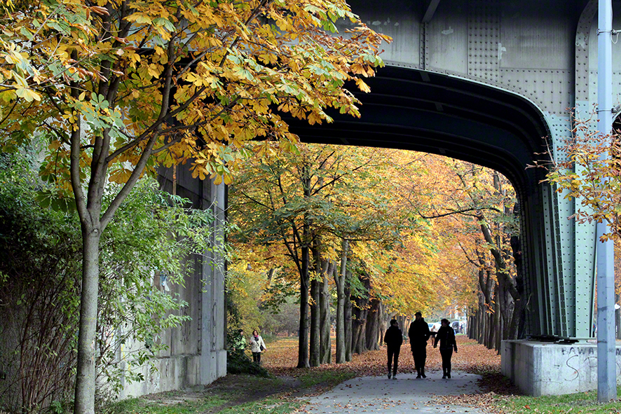 Prater-Hauptallee, Ostbahnbrücke