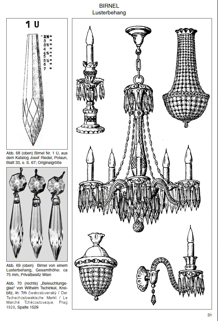Böhmischer Lusterbehang