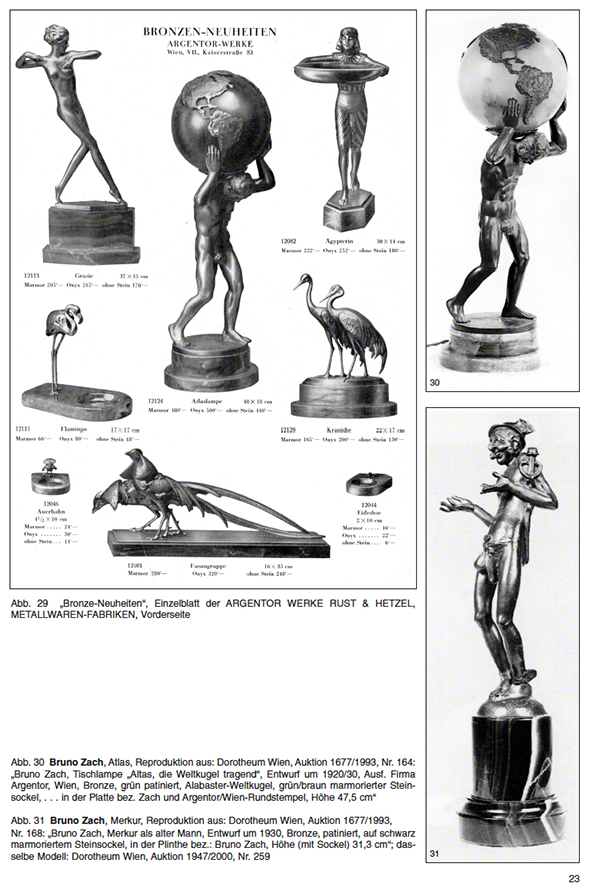 Argentor Musterbuch 30 Echte Bronzen