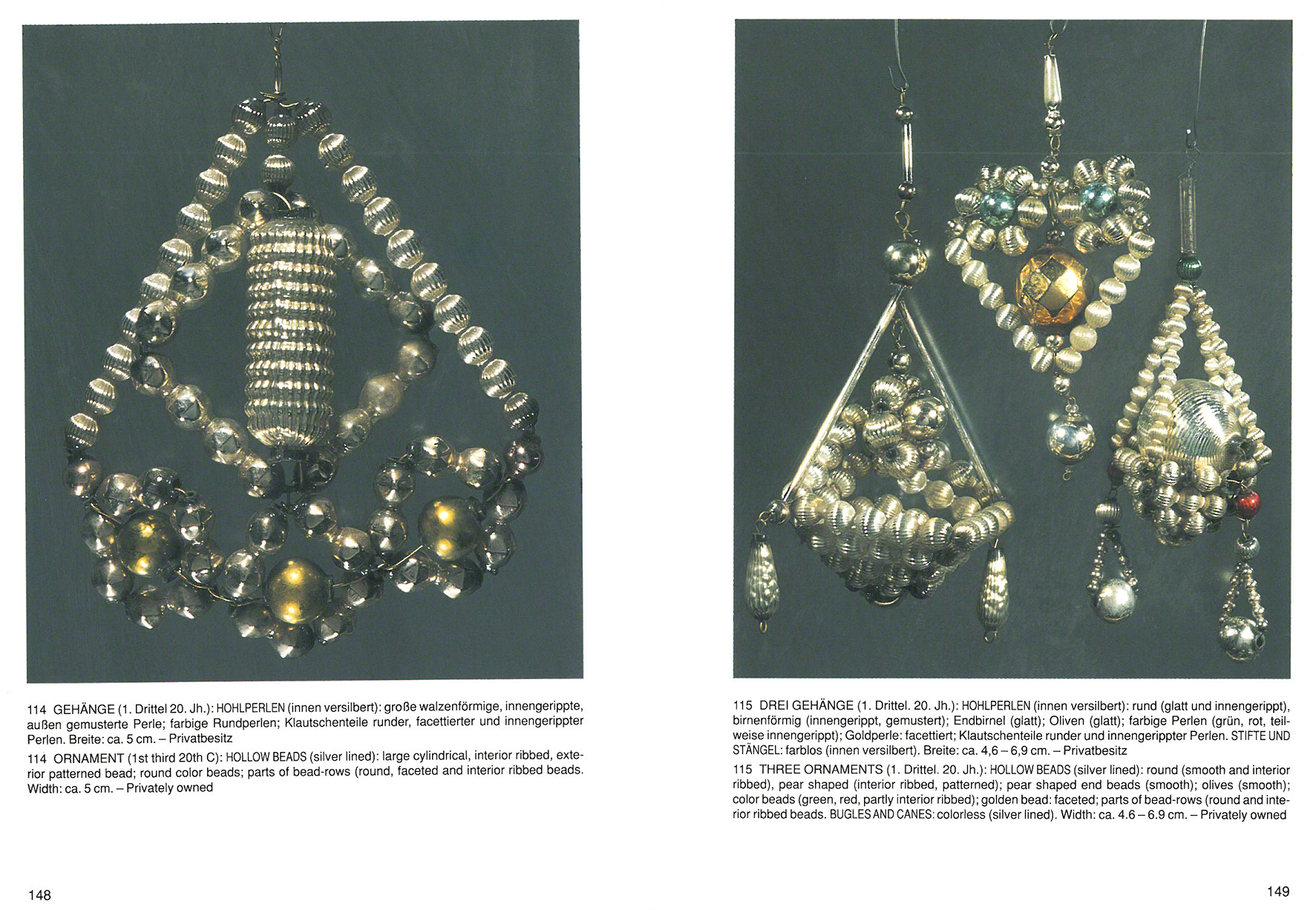 Glasperlen-Christbaumschmuck