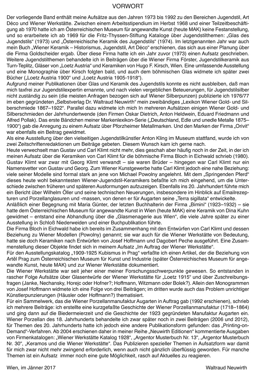 Neuwirth Separata Band VII Vorwort